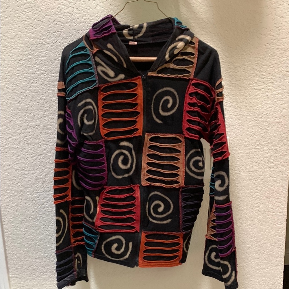 Colorful Patchwork Hoodie
